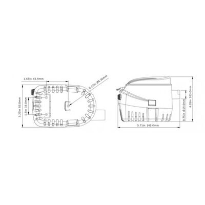 Sailflo 24 v750 gph Otomatik Sintine/Miço Pompası tekne ve yatlar için pompa